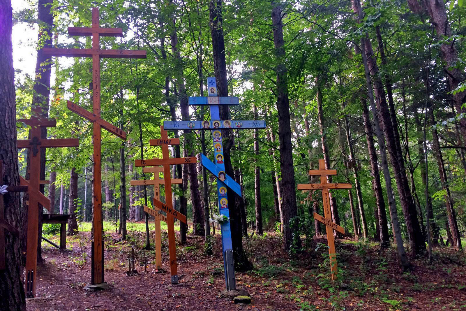 Krzyże prawosławne na Górze jawor